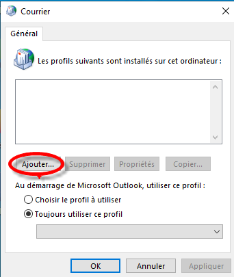Nouveau profil