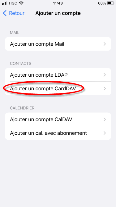 CardDav