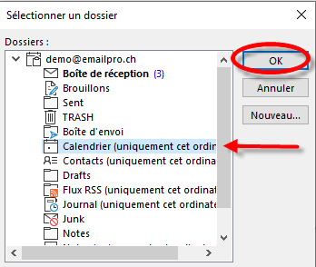 Choisir calendrier