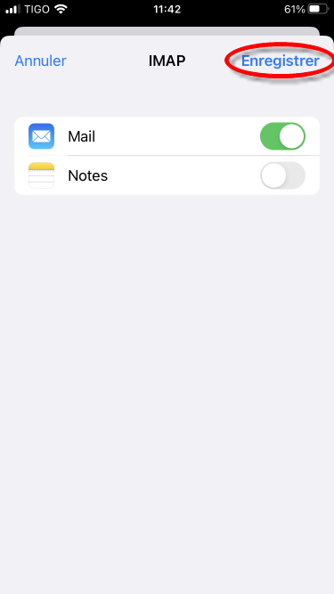 Finir config.